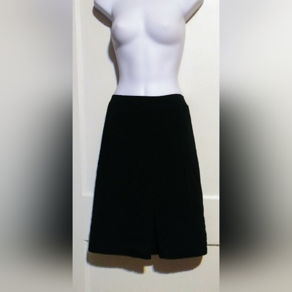 NORTON MCNAUGHTON LADIES BLACK A-LINE SKIRT